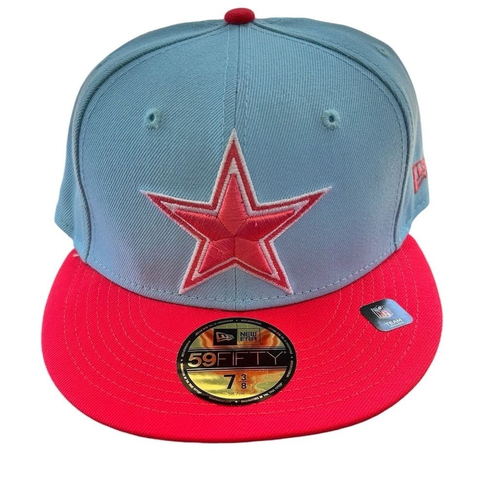 New Era Dallas Cowboys 59FIFTY Fitted Hat Size 7 3/8‎ Multicolor NFL